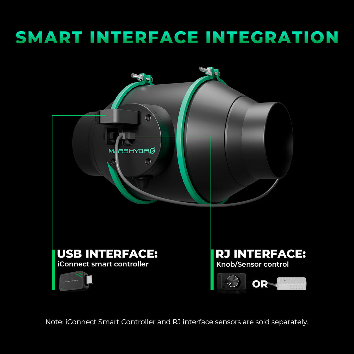 Mars Hydro iFresh 6-inch Ventilatieset + iControl