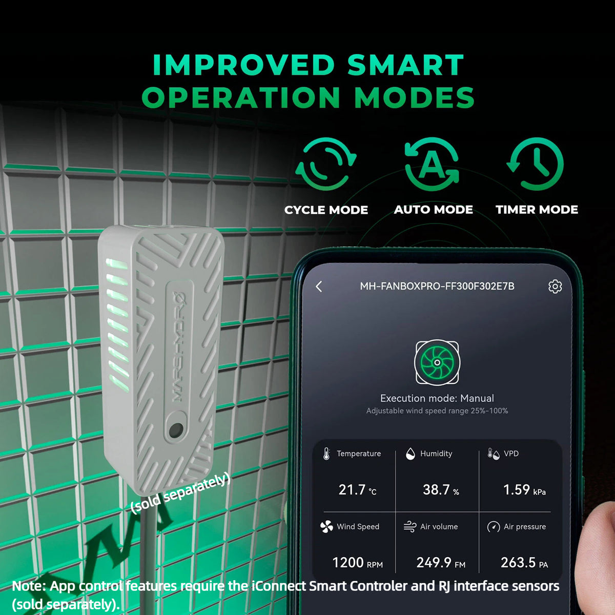 Mars Hydro iFresh 6-inch Ventilatieset + iControl
