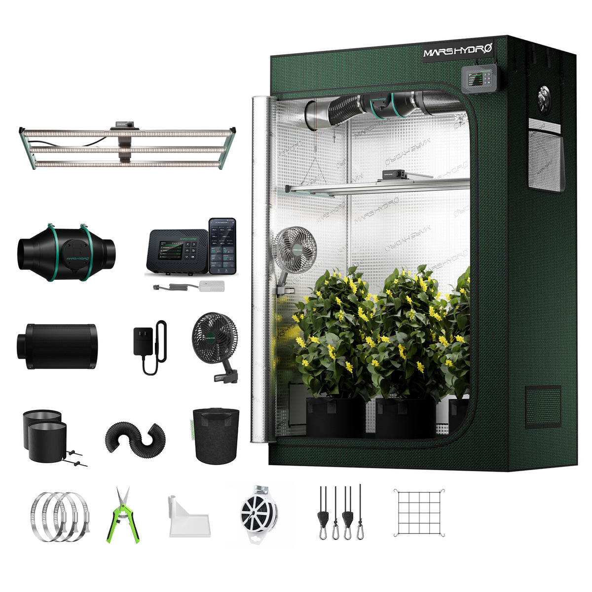 Mars Hydro FC4000 Pro Complete Kweekset + iControl