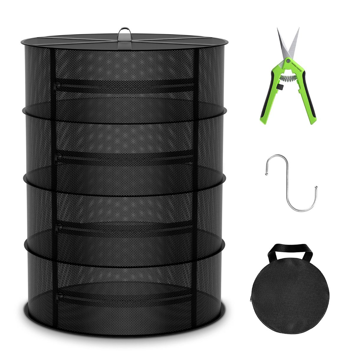 Mars Hydro 4-laags Droogrek met Snoeischaar